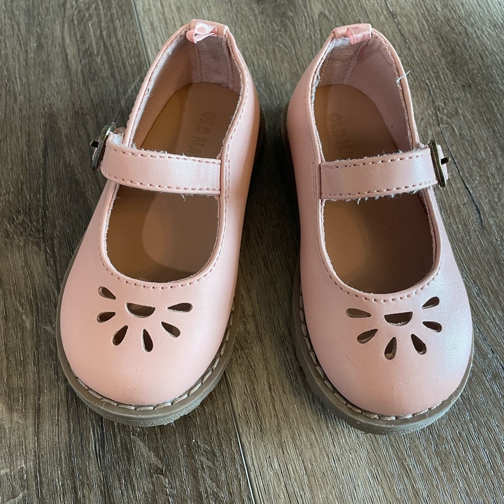 Old Navy Pink Mary Jane Toddler Shoes Size 6T